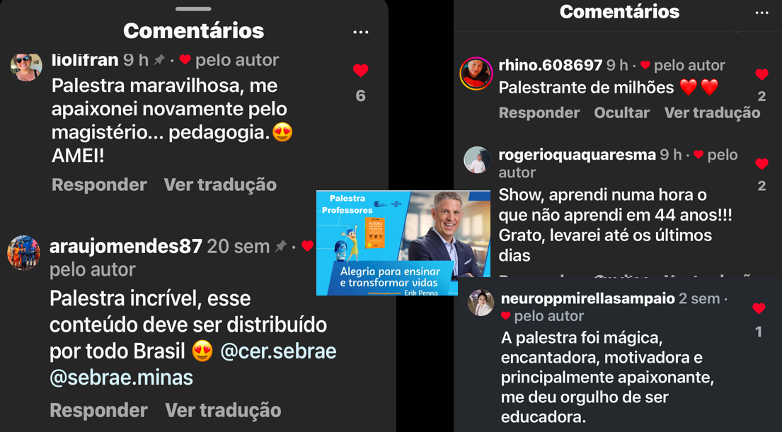 comentários educacaso SLIDE